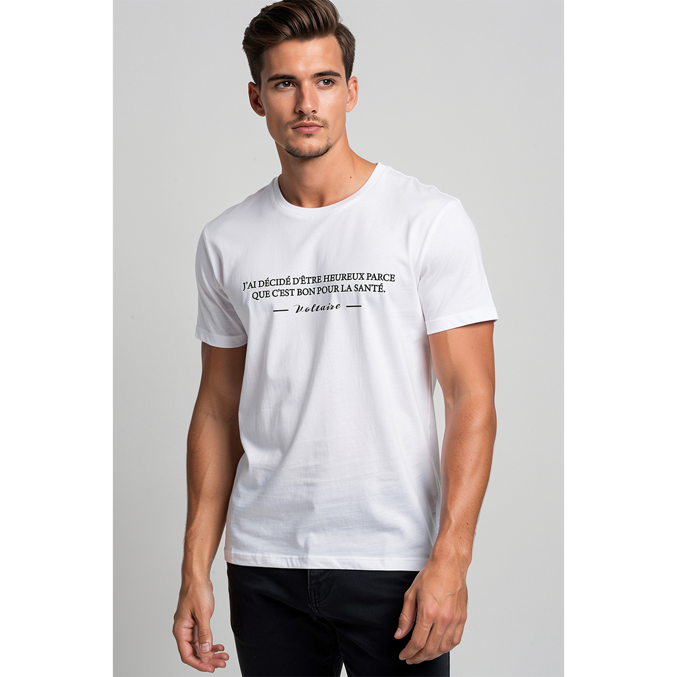 Voltaire Quote T-shirt  3