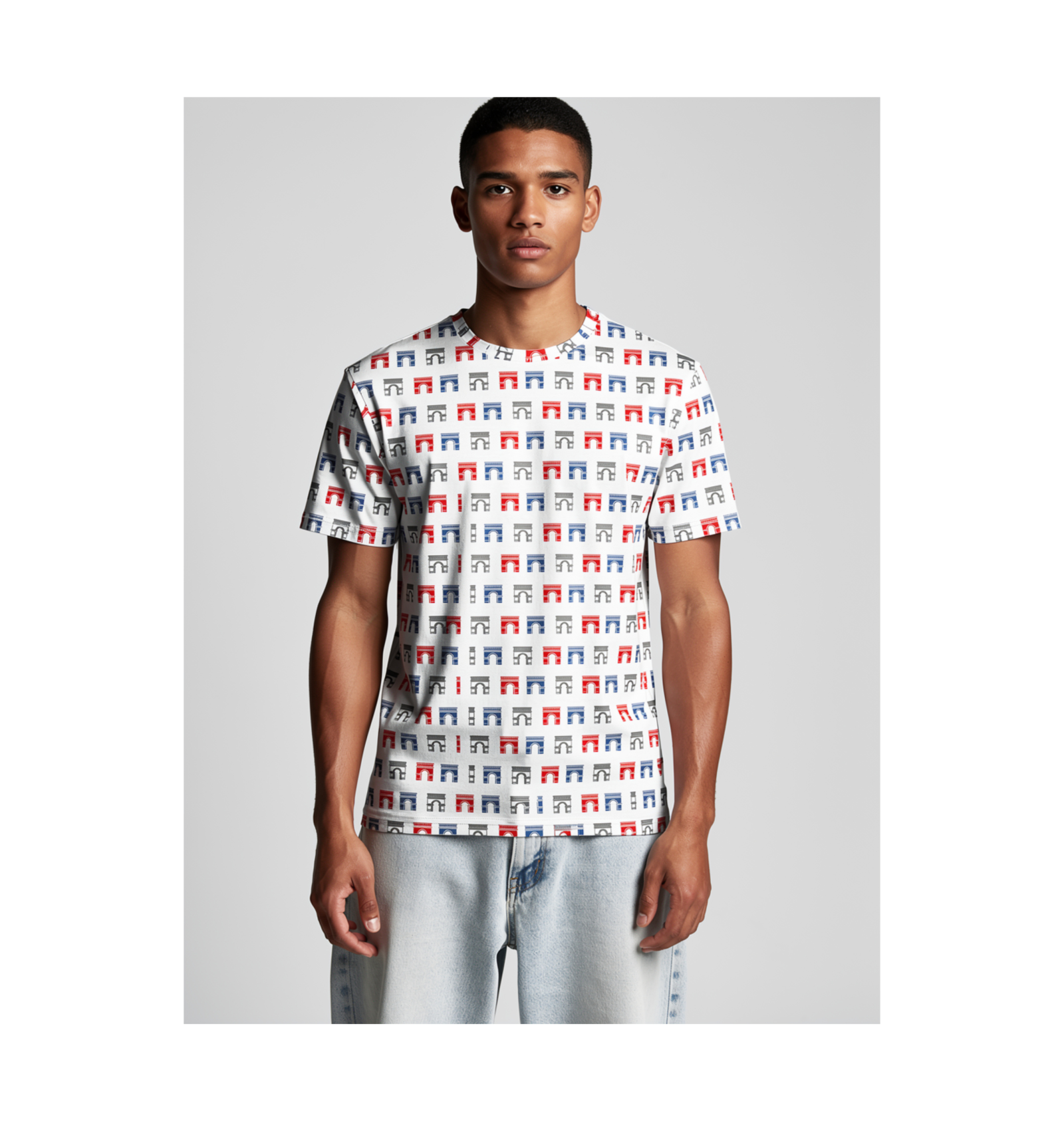 T-shirt à motif de l'Arc de Triomphe