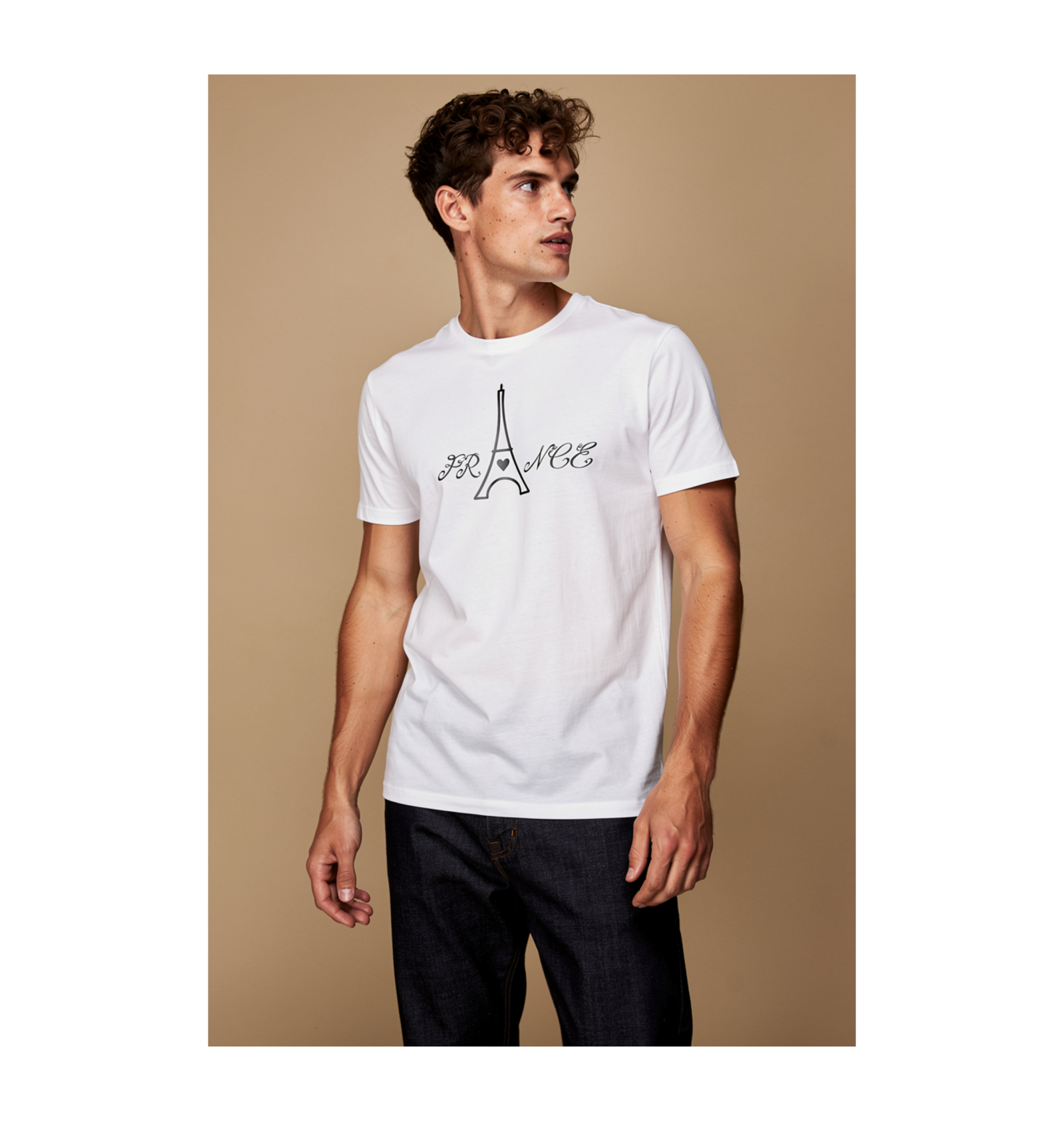 T-shirt France et logo de la Tour Eiffel