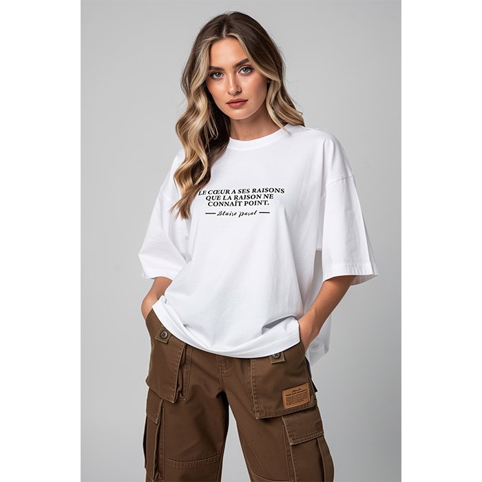 T-shirt avec une citation de Blaise Pascal