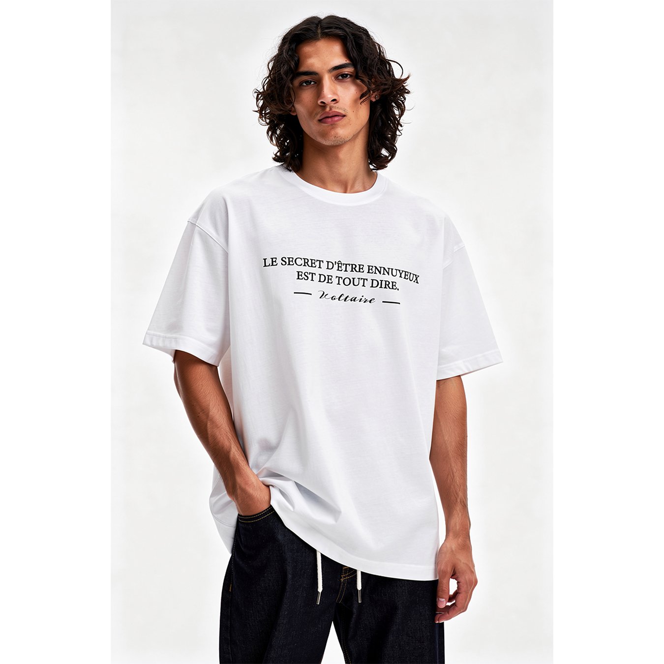 T-shirt avec citation de Voltaire 2