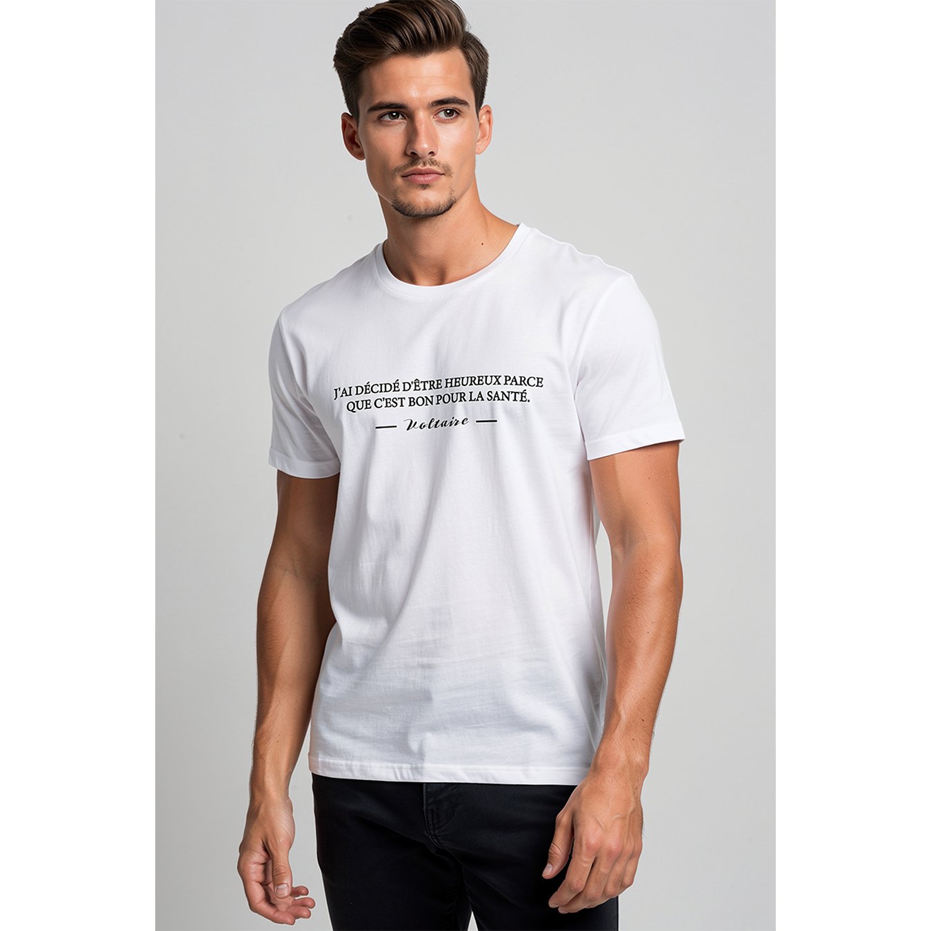 Voltaire Quote T-shirt 3