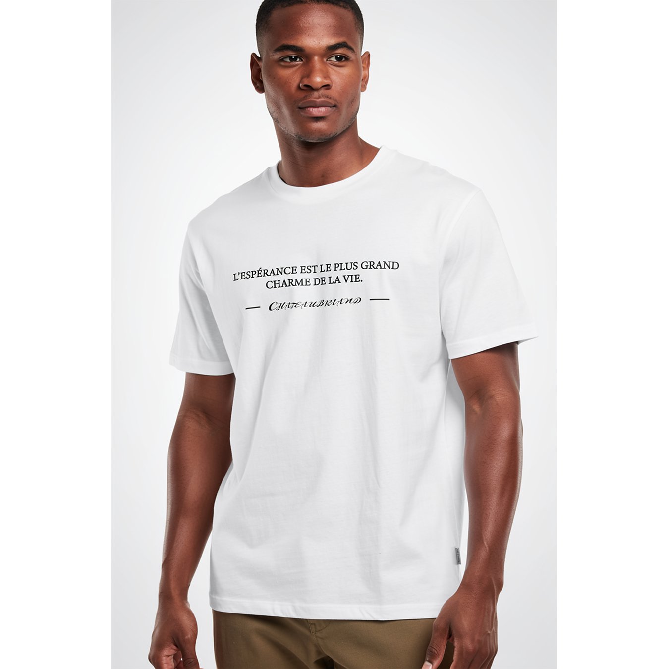 T-shirt avec citation de Chateaubriand