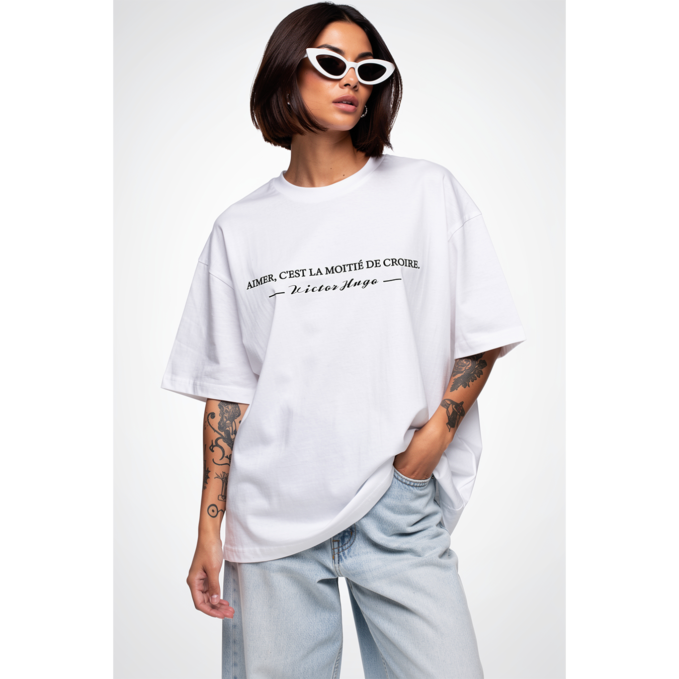 T-shirt « Citation de Victor Hugo »