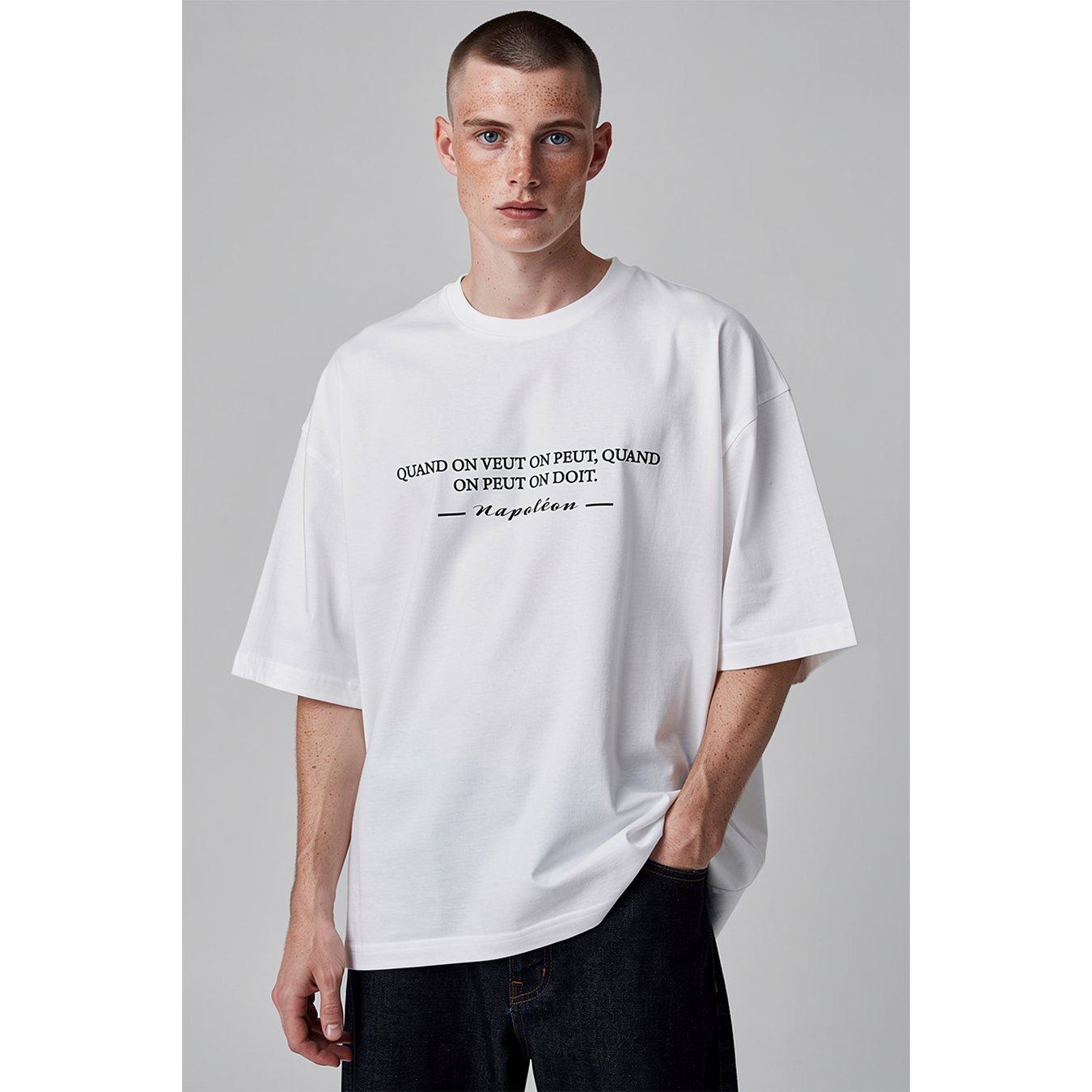 T-shirt « Citation de Napoléon »