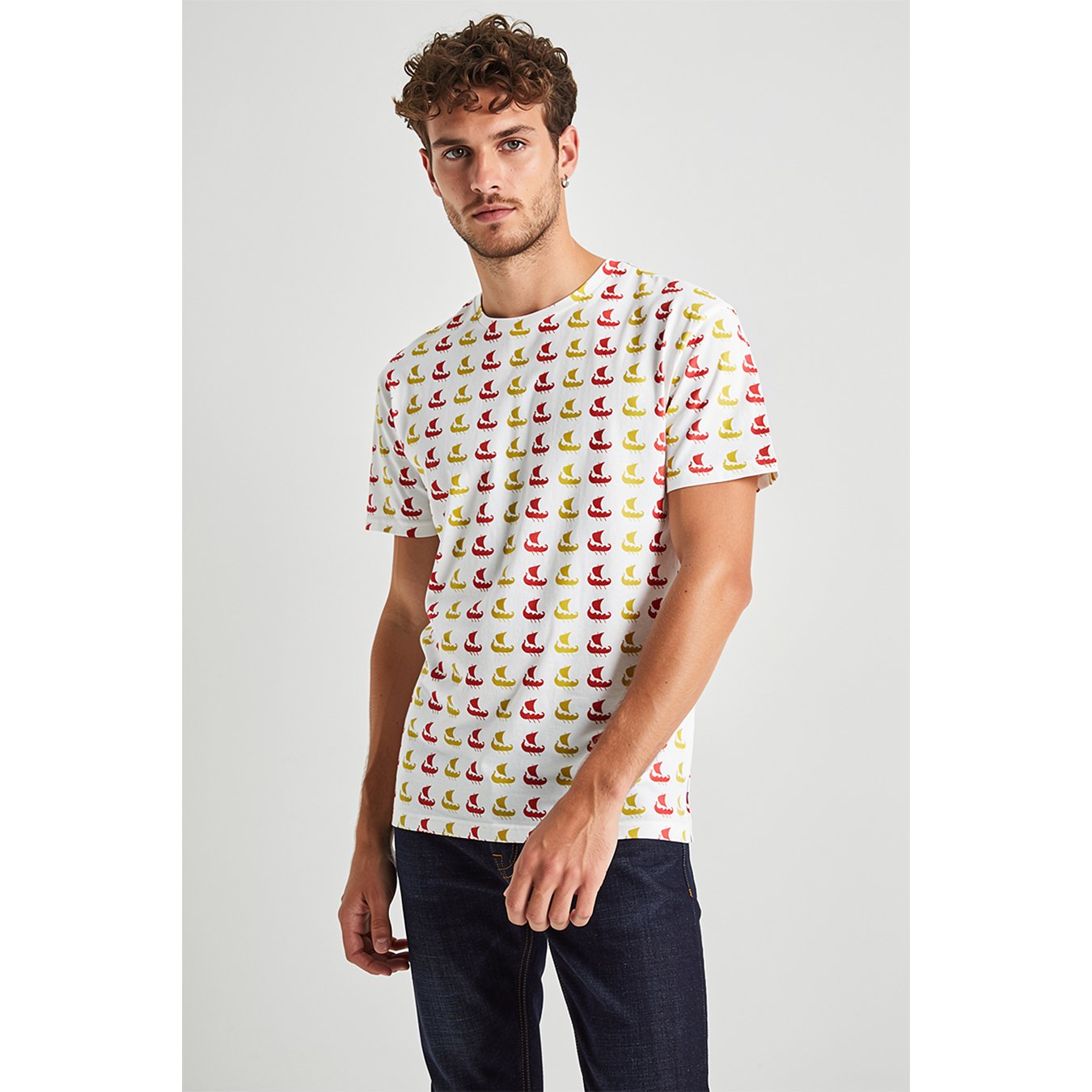 T-shirt à motif Drakkar
