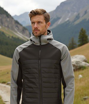VESTE SOFTSHELL A CAPUCHE BERING à personnaliser