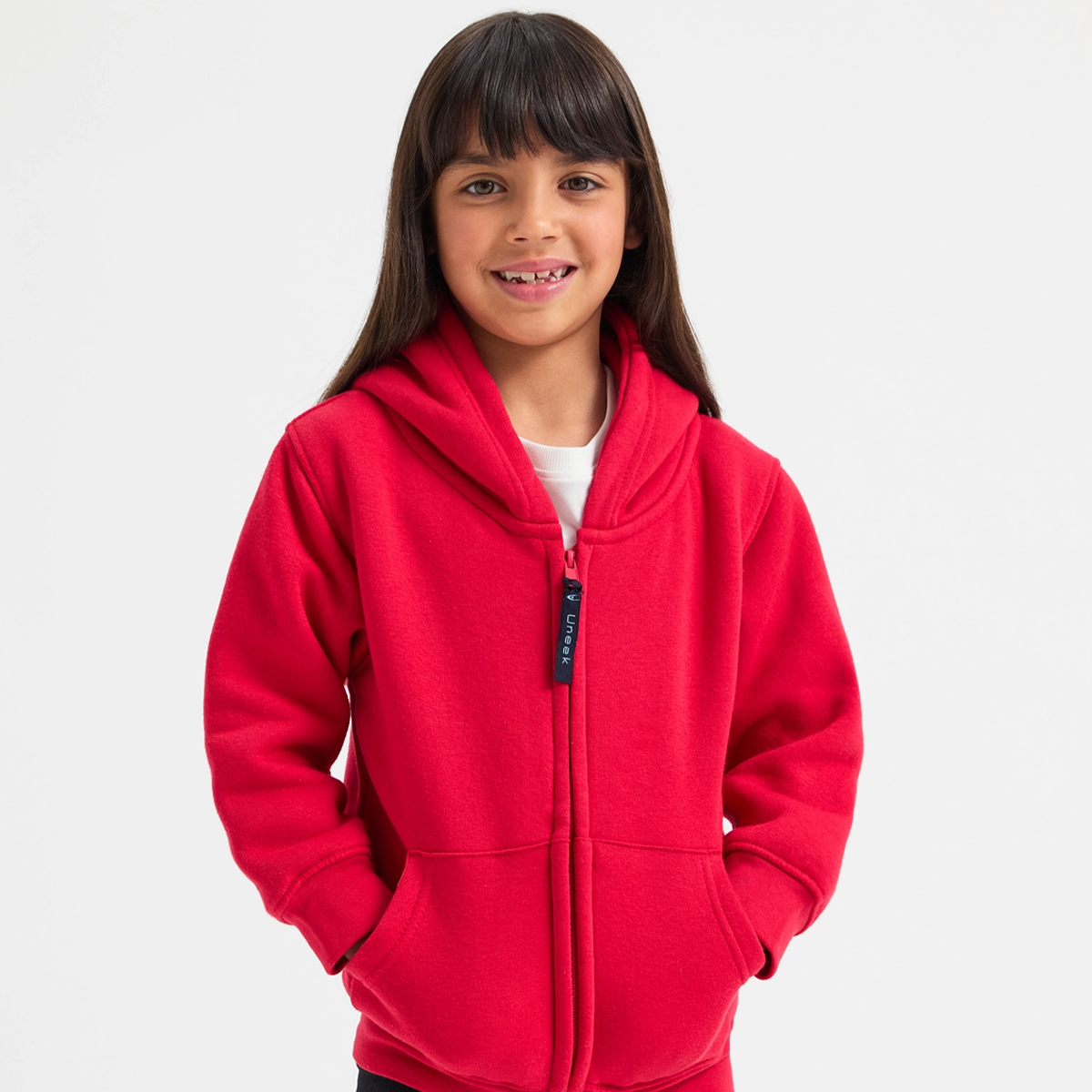 Sweat à capuche pour enfant avec fermeture éclair UC507