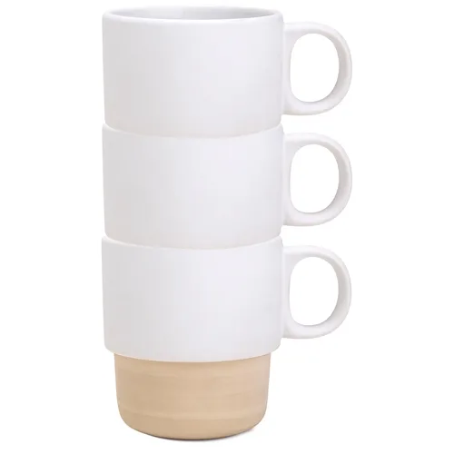 Tasse empilable avec base en bambou Gerard